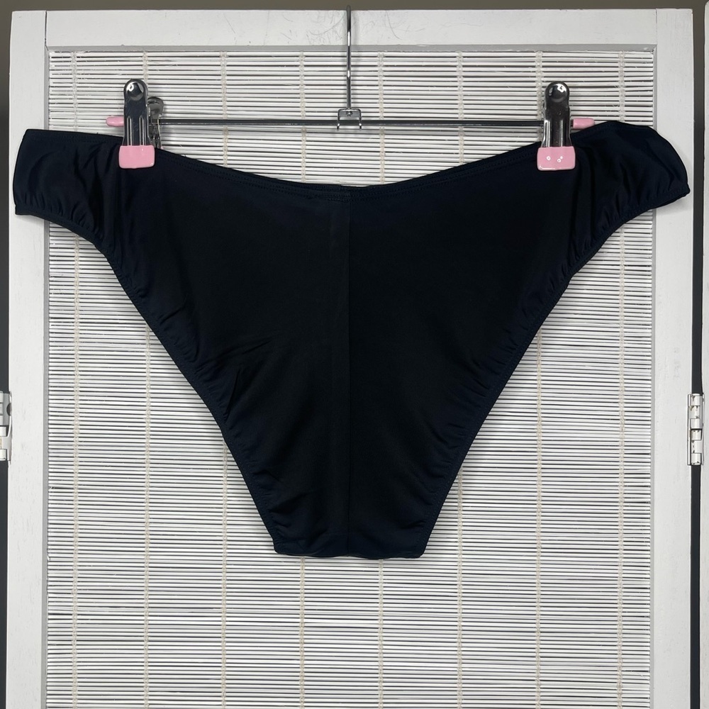 Underprotection High Cut Bikini Bottoms Black Vegan New With Tags Size Xl — image 3 of 8
